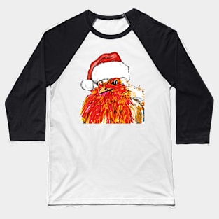 Christmas Robin Baseball T-Shirt